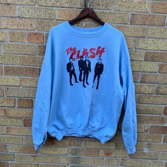 Vintage 1991 The Clash Crewneck Sweater XL - Picture 2 of 7